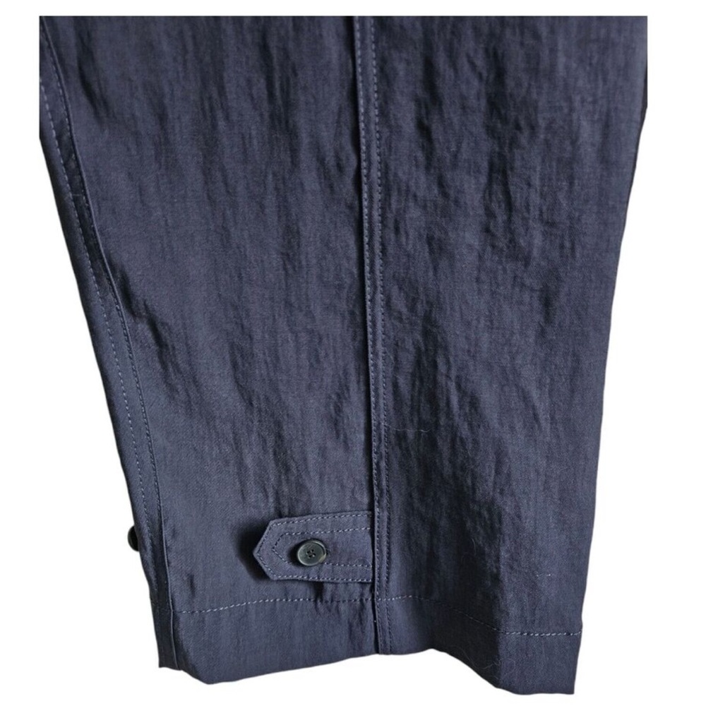Zara Cropped Navy Pants - Picture 3 of 11